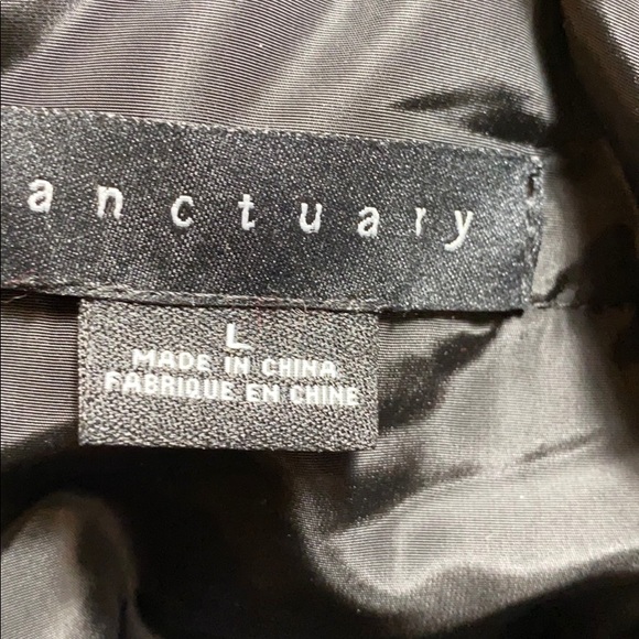 NWT SANCTUARY Reversible Sherpa Puffer Jacket Coat - Picture 10 of 10